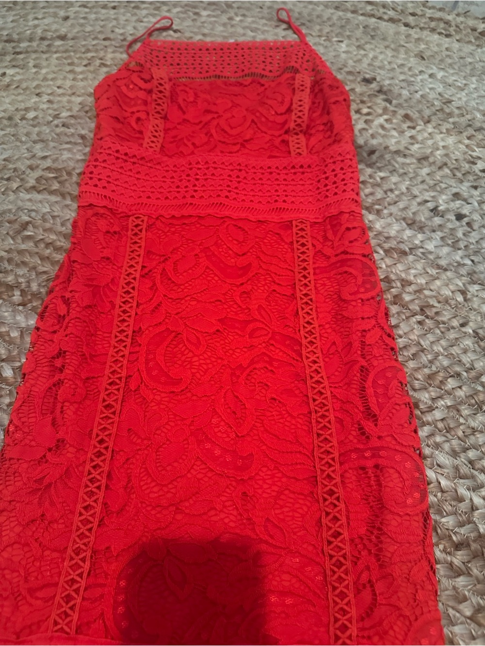 RED TOPSHOP MINI DRESS - Picture 3 of 5